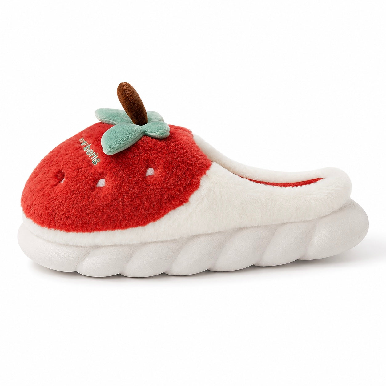 CloudNest™ Plush Slippers Strawberry